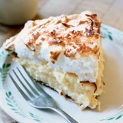 Toasted Coconut Meringue Pie