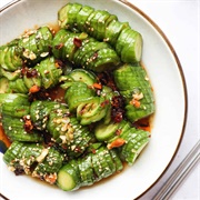 Spiral Cucumber Salad