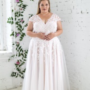 Wedding Dress With Cap Sleeves