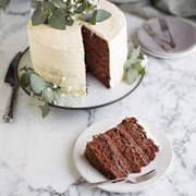 Wedding Cake With Ganache Filling