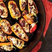 Muffuletta Stuffed Peppers