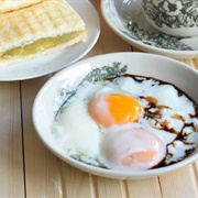 Singaporean Soft Boiled Eggs