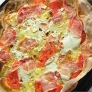 Brie Ham Pizza