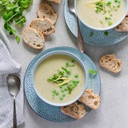 Potato, Cauliflower, and Mint Soup