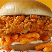 Cheese Puff Crusted Chicken Sandwich