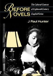 Before Novels (J Paul Hunter)