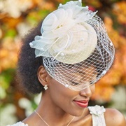 Fascinator and Birdcage Veil