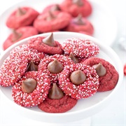 Red Velvet Sour Candy Ball Cookie