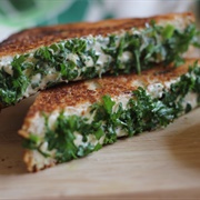 Grilled Cheese With Irish Parsley Sauce