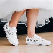 Personalized Bridal Shoes