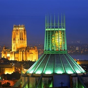 Liverpool Cathedral &amp; Liverpool Metropolitan Cathedral, England, UK