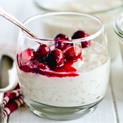 Cranberry Corn Mint Rice Pudding