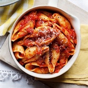 Conchiglie With Tomato Sauce