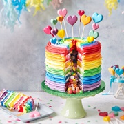 Rainbow Surprise Cake