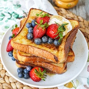 French Toast With Honey