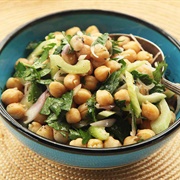 Chickpea, Celery, and Onion Salad