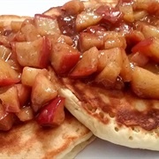 Pancakes Fried Apples