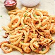 Spicy Blueberry Curly Fries