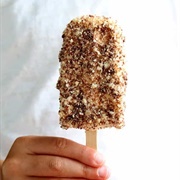 Chocolate Crumb, Streusel, and Shortcake Popsicle