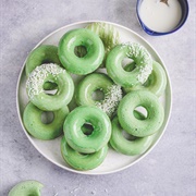 Green Iced Donut