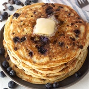 Blueberry Chocolate Chip Pancakes