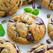 Peanut Butter Mint Chocolate Chunk Cookie