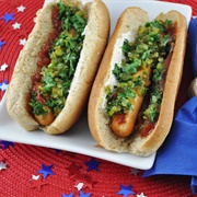 Kale Hot Dog