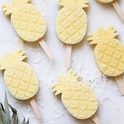 Pineapple-Shaped Popsicle