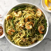 Shrimp Pesto Pasta