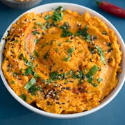 Carrot and Ginger Hummus