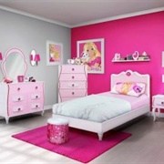 Barbie Themed Room