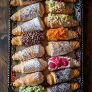 Autumn Leaf Sprinkle Cannoli