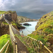 Carrick-A-Rede Rope Bridge, Northern Ireland, UK