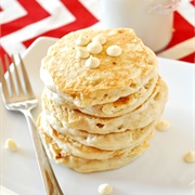 White Chocolate Pancakes