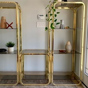 Brass and Glass Furniture