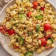 Chickpea, Tahini, and Ketchup Salad