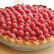 Pie With Raspberries