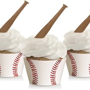 Pretzel Baseball Bat Cupcake