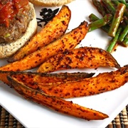 Marinara Sweet Potato Wedges