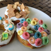 Rainbow Cereal Donut (Countdown Crunch Donut)