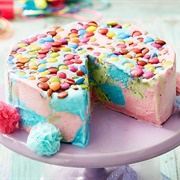 Rainbow Ice Cream Cake