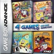 4 Games in 1: Rocket Power: Zero Gravity Zone + Nicktoons: Freeze Frame Frenzy + SpongeBob Squarepan