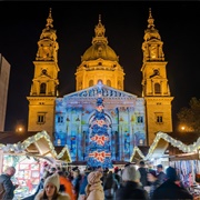 Advent Bazilika Christmas Market, Budapest, Hungary