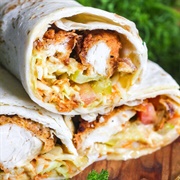 Honey Mustard Chicken Wrap