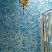 Sponge Painted Walls