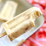 Coconut, Cajeta, and Wafer Popsicle (Alfajor Freeze)