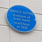 The Inventor of Time Travel Plaque