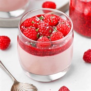 Raspberry Panna Cotta