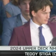 Teddy Stiga (American) - 55th Overall Draft Pick 2024 by the Nashville Predators