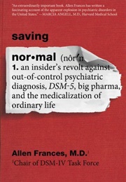 Saving Normal (Allen Frances)